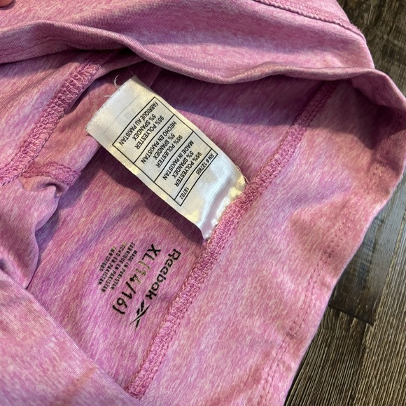 Reebok Kids Pink Leggings, size XL - Picture 2 of 2